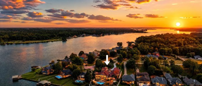 sunset lakeside estate with arrow sunset lakeside estate with arrow